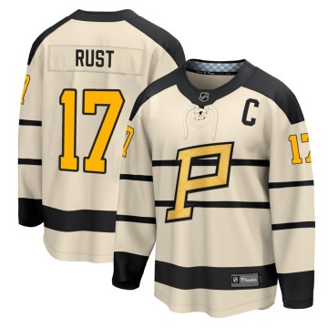 Fanatics Branded Men's Bryan Rust Pittsburgh Penguins 2023 Winter Classic Jersey - Cream
