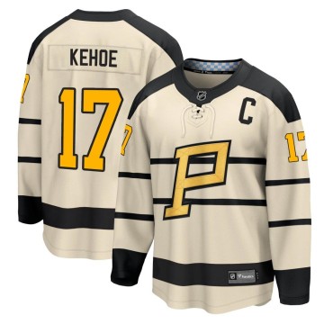 Fanatics Branded Men's Rick Kehoe Pittsburgh Penguins 2023 Winter Classic Jersey - Cream