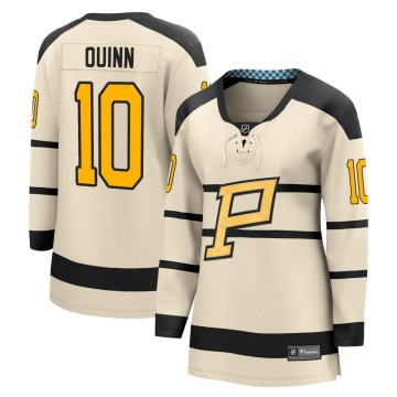 Fanatics Branded Women's Dan Quinn Pittsburgh Penguins 2023 Winter Classic Jersey - Cream