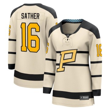 Fanatics Branded Women's Glen Sather Pittsburgh Penguins 2023 Winter Classic Jersey - Cream