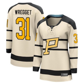 Fanatics Branded Women's Ken Wregget Pittsburgh Penguins 2023 Winter Classic Jersey - Cream