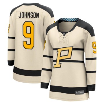 Fanatics Branded Women's Mark Johnson Pittsburgh Penguins 2023 Winter Classic Jersey - Cream