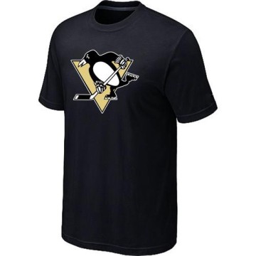 Men's Pittsburgh Penguins Big & Tall Logo T-Shirt - - Black