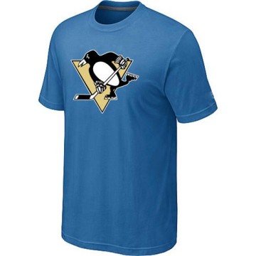 Men's Pittsburgh Penguins Big & Tall Logo T-Shirt - - Light Blue