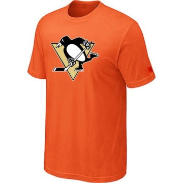 Men's Pittsburgh Penguins Big & Tall Logo T-Shirt - - Orange