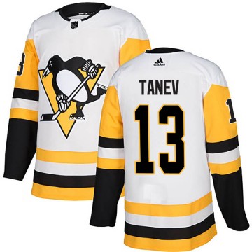 Authentic Adidas Men's Brandon Tanev Pittsburgh Penguins Away Jersey - White
