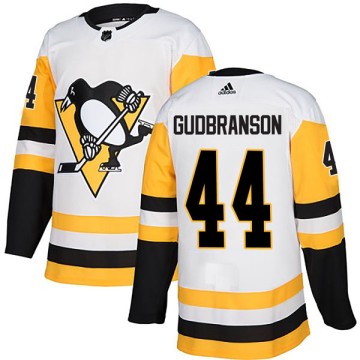 Authentic Adidas Men's Erik Gudbranson Pittsburgh Penguins Away Jersey - White