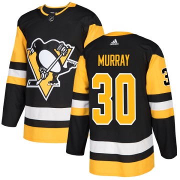 Authentic Adidas Men's Matt Murray Pittsburgh Penguins Jersey - Black