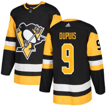 Authentic Adidas Men's Pascal Dupuis Pittsburgh Penguins Jersey - Black