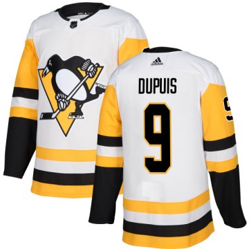 Authentic Adidas Men's Pascal Dupuis Pittsburgh Penguins Jersey - White