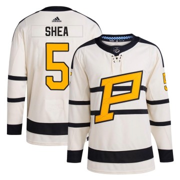 Authentic Adidas Men's Ryan Shea Pittsburgh Penguins 2023 Winter Classic Jersey - Cream