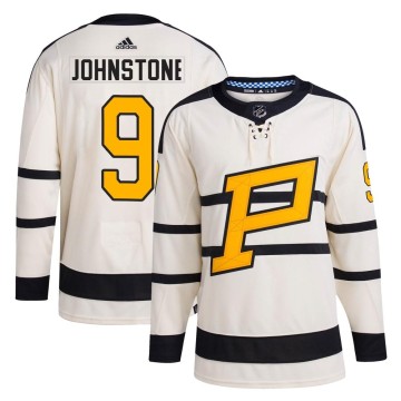 Authentic Adidas Youth Marc Johnstone Pittsburgh Penguins 2023 Winter Classic Jersey - Cream
