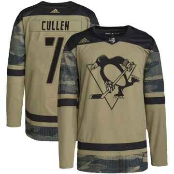 Authentic Adidas Youth Matt Cullen Pittsburgh Penguins Military Appreciation Practice Jersey - Camo