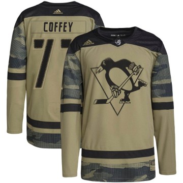 Authentic Adidas Youth Paul Coffey Pittsburgh Penguins Military Appreciation Practice Jersey - Camo