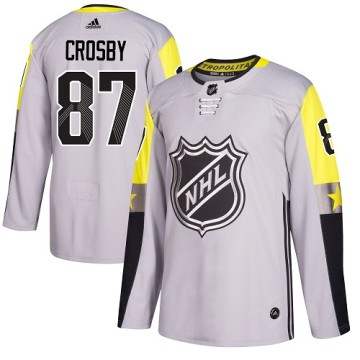 Authentic Adidas Youth Sidney Crosby Pittsburgh Penguins 2018 All-Star Metro Division Jersey - Gray
