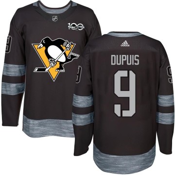 Authentic Youth Pascal Dupuis Pittsburgh Penguins 1917-2017 100th Anniversary Jersey - Black