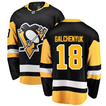 Breakaway Fanatics Branded Men's Alex Galchenyuk Pittsburgh Penguins Home Jersey - Black