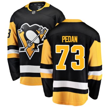 Breakaway Fanatics Branded Men's Andrey Pedan Pittsburgh Penguins Home Jersey - Black