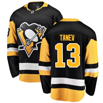 Breakaway Fanatics Branded Men's Brandon Tanev Pittsburgh Penguins Home Jersey - Black
