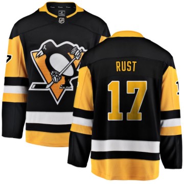 Breakaway Fanatics Branded Men's Bryan Rust Pittsburgh Penguins Home Jersey - Black