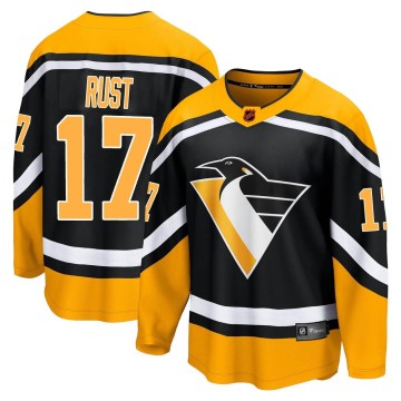 Breakaway Fanatics Branded Men's Bryan Rust Pittsburgh Penguins Special Edition 2.0 Jersey - Black