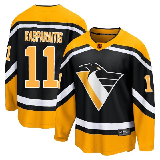 Breakaway Fanatics Branded Men's Darius Kasparaitis Pittsburgh Penguins Special Edition 2.0 Jersey - Black