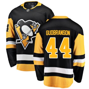 Breakaway Fanatics Branded Men's Erik Gudbranson Pittsburgh Penguins Home Jersey - Black