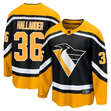 Breakaway Fanatics Branded Men's Filip Hallander Pittsburgh Penguins Special Edition 2.0 Jersey - Black