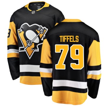 Breakaway Fanatics Branded Men's Freddie Tiffels Pittsburgh Penguins Home Jersey - Black