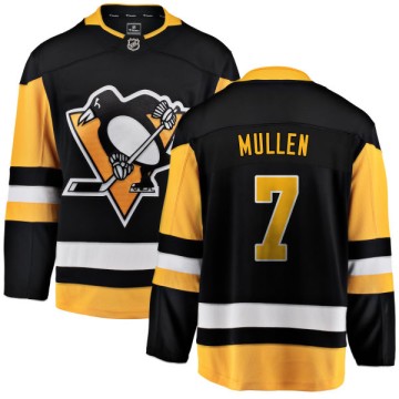 Breakaway Fanatics Branded Men's Joe Mullen Pittsburgh Penguins Home Jersey - Black