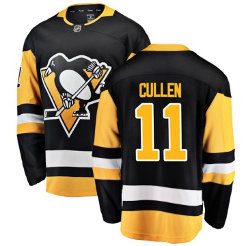 Breakaway Fanatics Branded Men's John Cullen Pittsburgh Penguins Home Jersey - Black