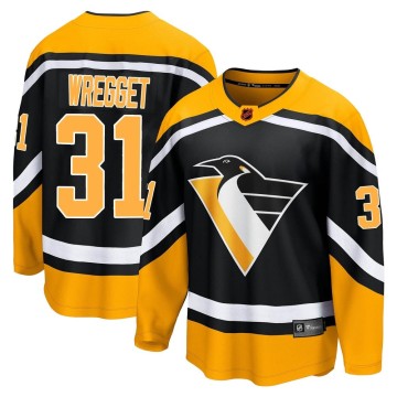 Breakaway Fanatics Branded Men's Ken Wregget Pittsburgh Penguins Special Edition 2.0 Jersey - Black
