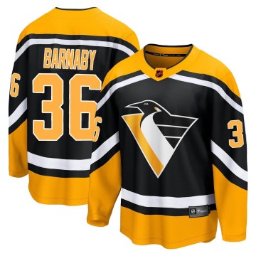 Breakaway Fanatics Branded Men's Matthew Barnaby Pittsburgh Penguins Special Edition 2.0 Jersey - Black