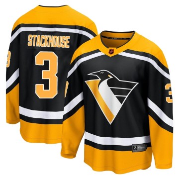 Breakaway Fanatics Branded Men's Ron Stackhouse Pittsburgh Penguins Special Edition 2.0 Jersey - Black