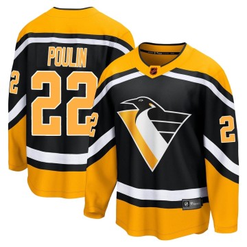 Breakaway Fanatics Branded Men's Sam Poulin Pittsburgh Penguins Special Edition 2.0 Jersey - Black