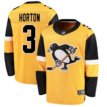 Breakaway Fanatics Branded Men's Tim Horton Pittsburgh Penguins Alternate Jersey - Gold