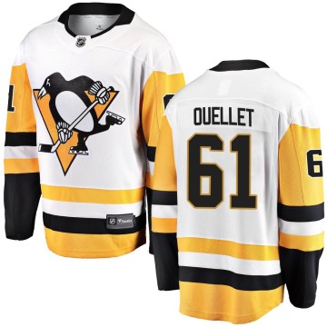 Breakaway Fanatics Branded Men's Xavier Ouellet Pittsburgh Penguins Away Jersey - White
