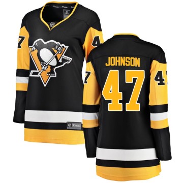Breakaway Fanatics Branded Women's Adam Johnson Pittsburgh Penguins Home Jersey - Black