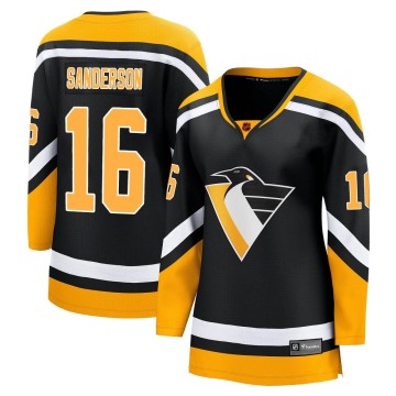 Breakaway Fanatics Branded Women's Derek Sanderson Pittsburgh Penguins Special Edition 2.0 Jersey - Black