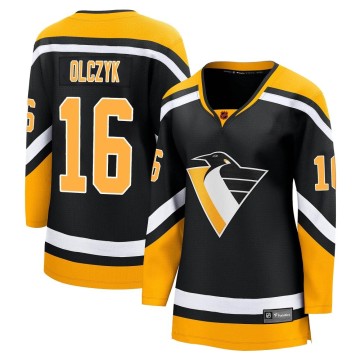 Breakaway Fanatics Branded Women's Ed Olczyk Pittsburgh Penguins Special Edition 2.0 Jersey - Black