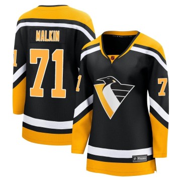 Breakaway Fanatics Branded Women's Evgeni Malkin Pittsburgh Penguins Special Edition 2.0 Jersey - Black