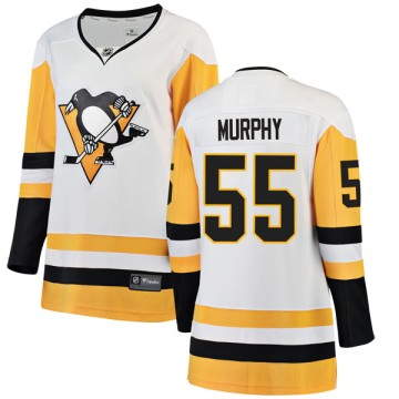 Breakaway Fanatics Branded Women's Larry Murphy Pittsburgh Penguins Away Jersey - White