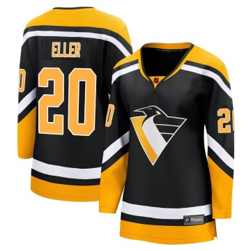 Breakaway Fanatics Branded Women's Lars Eller Pittsburgh Penguins Special Edition 2.0 Jersey - Black