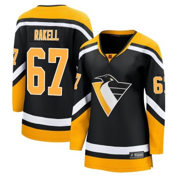 Breakaway Fanatics Branded Women's Rickard Rakell Pittsburgh Penguins Special Edition 2.0 Jersey - Black