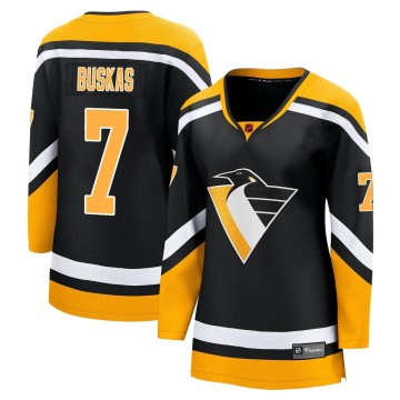 Breakaway Fanatics Branded Women's Rod Buskas Pittsburgh Penguins Special Edition 2.0 Jersey - Black
