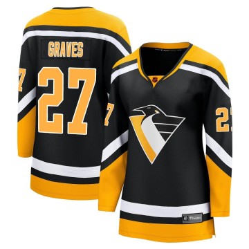 Breakaway Fanatics Branded Women's Ryan Graves Pittsburgh Penguins Special Edition 2.0 Jersey - Black