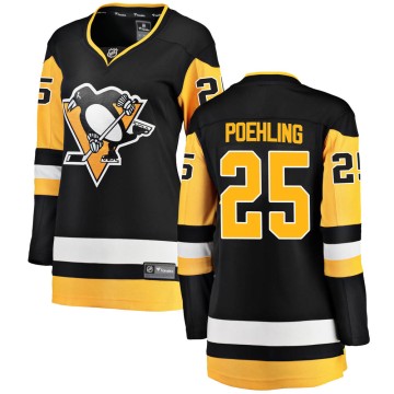 Breakaway Fanatics Branded Women's Ryan Poehling Pittsburgh Penguins Home Jersey - Black