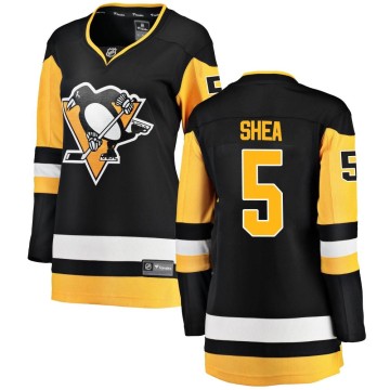 Breakaway Fanatics Branded Women's Ryan Shea Pittsburgh Penguins Home Jersey - Black