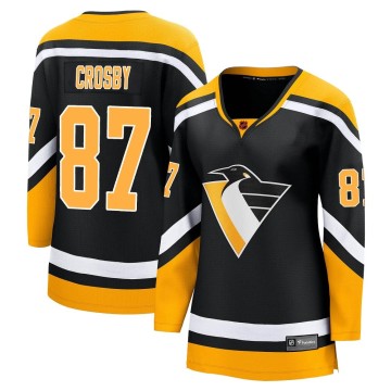 Breakaway Fanatics Branded Women's Sidney Crosby Pittsburgh Penguins Special Edition 2.0 Jersey - Black