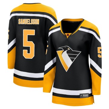 Breakaway Fanatics Branded Women's Ulf Samuelsson Pittsburgh Penguins Special Edition 2.0 Jersey - Black